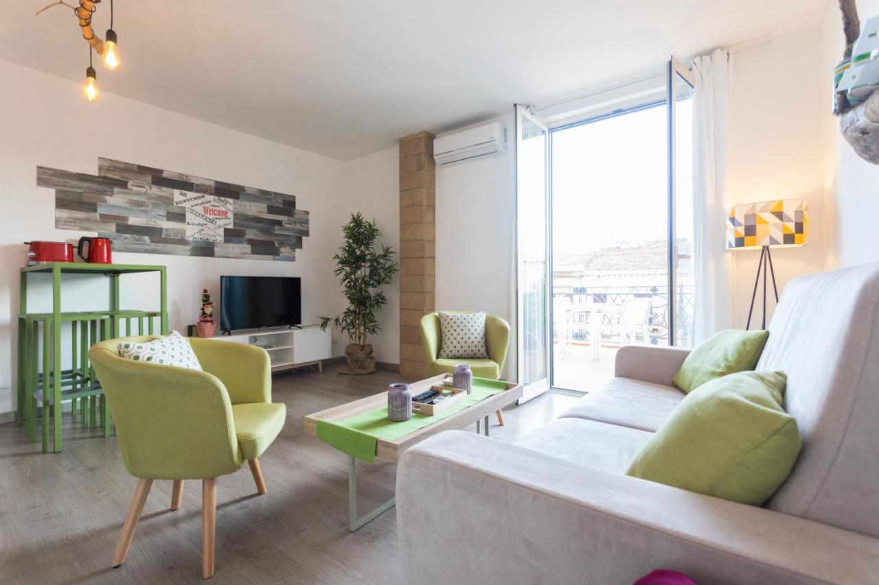 דירות פלרמו Terrazza Massimo מראה חיצוני תמונה